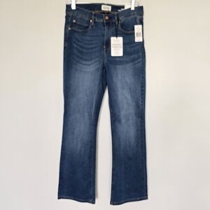 Nicole Miller Soho High Rise Bootcut Retro Jeans Size 6 Blue NWT